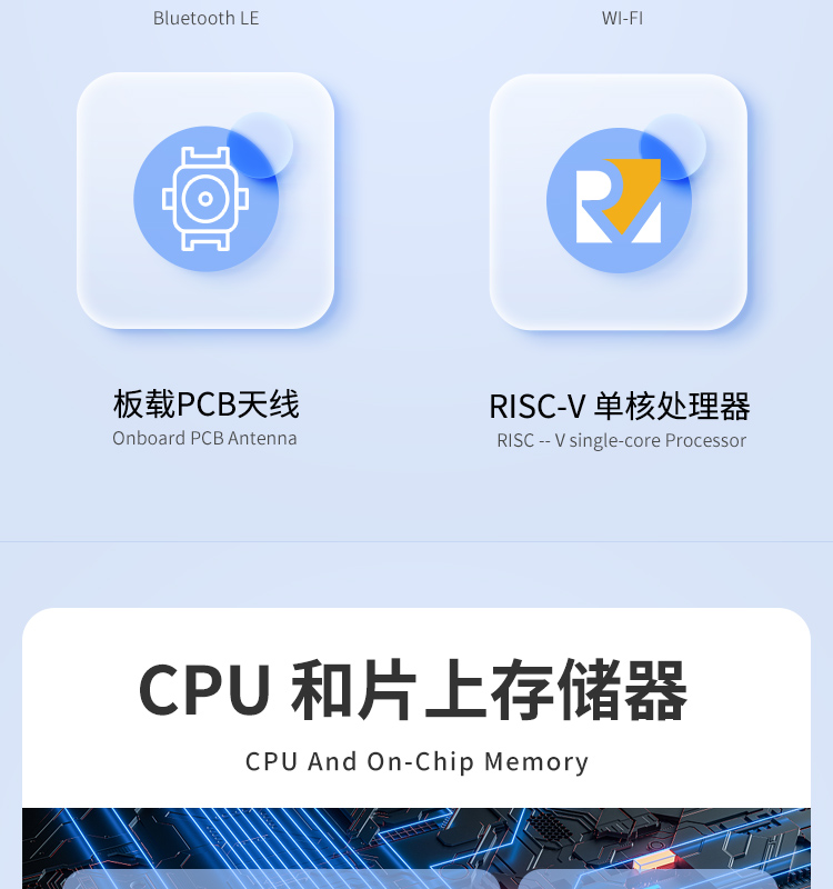 乐鑫科技华南代理商ESP32-C3-WROOM-02U-N4 wifi通信模块esp32 ble模组