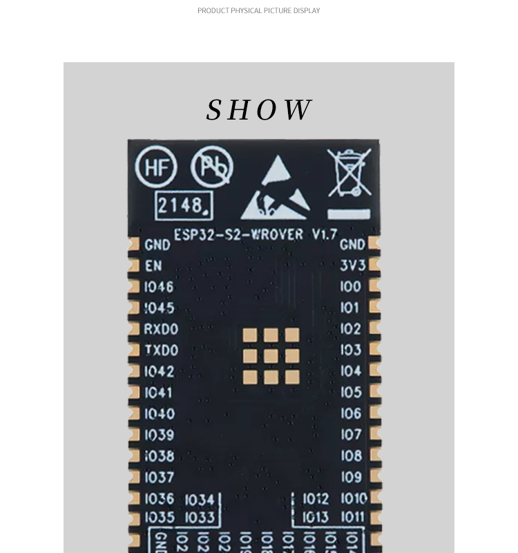 乐鑫科技淘宝官方店ESP32-S2-WROVER-I-N8R2 wifi蓝牙组合模块ble蓝牙芯片