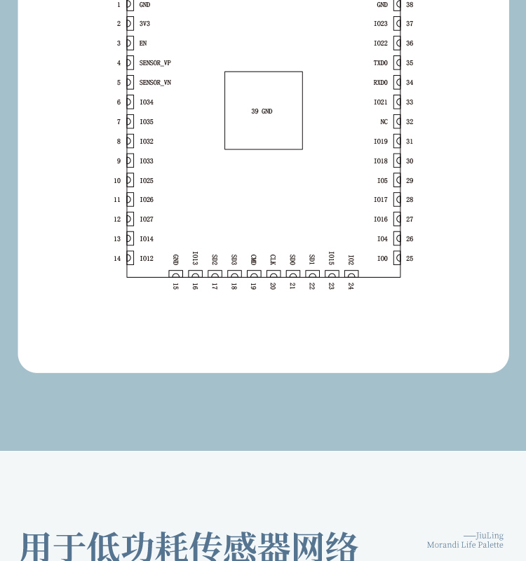 乐鑫深圳代理商ESP32-WROOM-32D乐鑫通用型 Wi-Fi + Bluetooth + Bluetooth LE MCU 模组