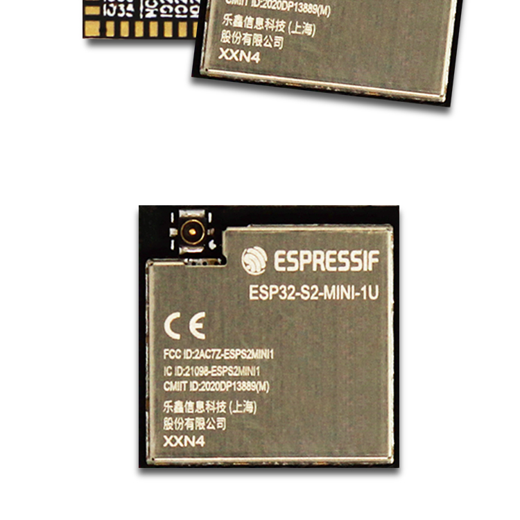 上海乐鑫官网ESP32-MINI-1U-H4 无线蓝牙wifi模块厂家spi显示屏方案