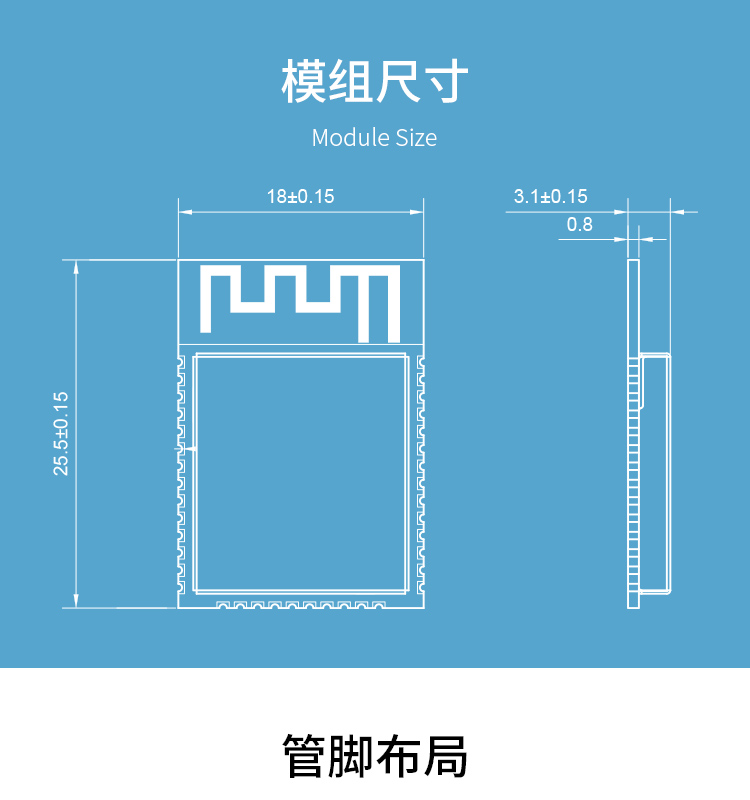 乐鑫信息科技官网ESP32-WROOM-32E-N16 2.4GHz Wi­Fi+蓝牙®+低功耗蓝牙模组自组网wifi mesh模块