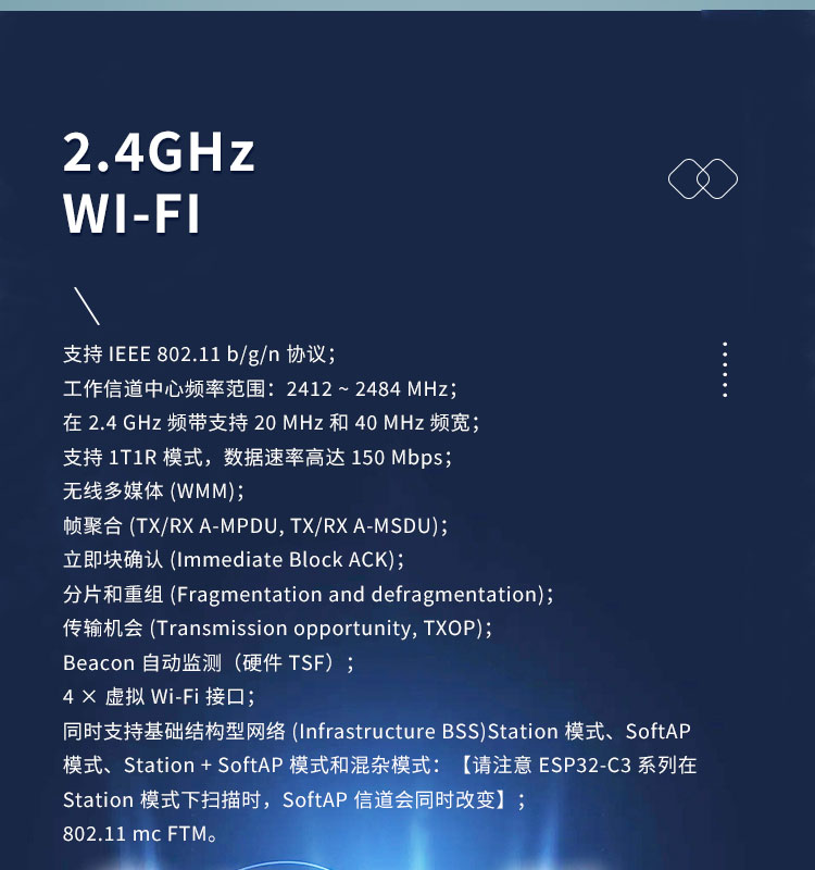 上海乐鑫官网ESP32-C3-WROOM-02 Wi-Fi+低功耗蓝牙(Bluetooth LE)模组无线路由器的芯片