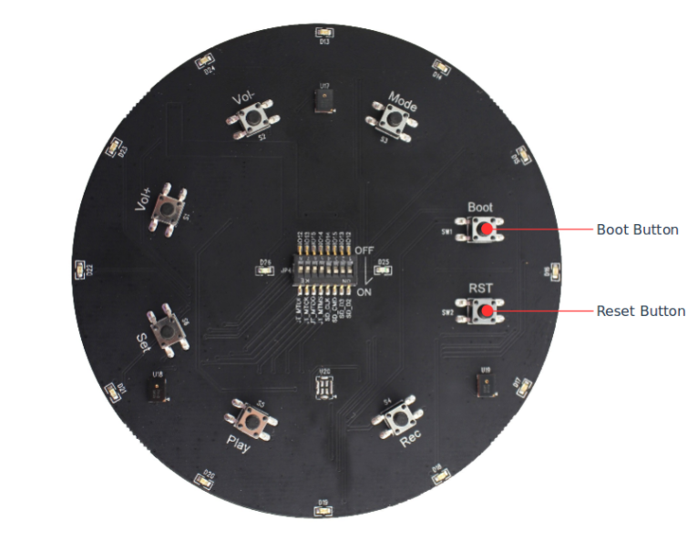 ESP32-LyraTD-MSC V2.2 上板 (B) 组件图